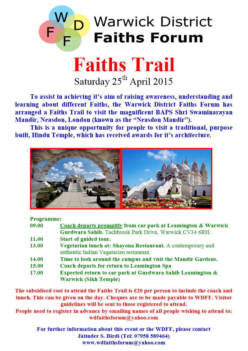 Faiths Trail 2015