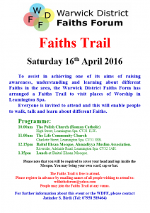 Faiths Trail 2016